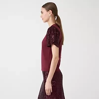 RM Rebecca Minkoff Womens Round Neck Short Sleeve T-Shirt