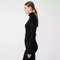 RM Rebecca Minkoff Womens Turtleneck Long Sleeve Pullover Sweater