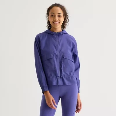 Xersion Womens Lightweight Woven Windbreaker