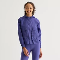 Xersion Womens Lightweight Woven Windbreaker