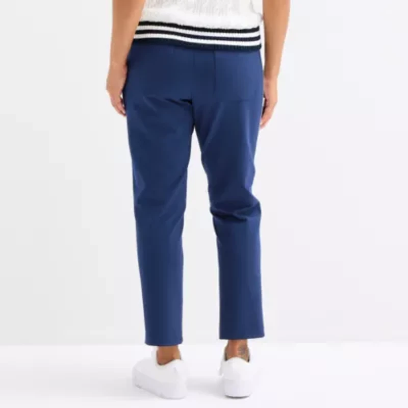 St. John's Bay Womens Tapered Regular Fit Pull-On Pant