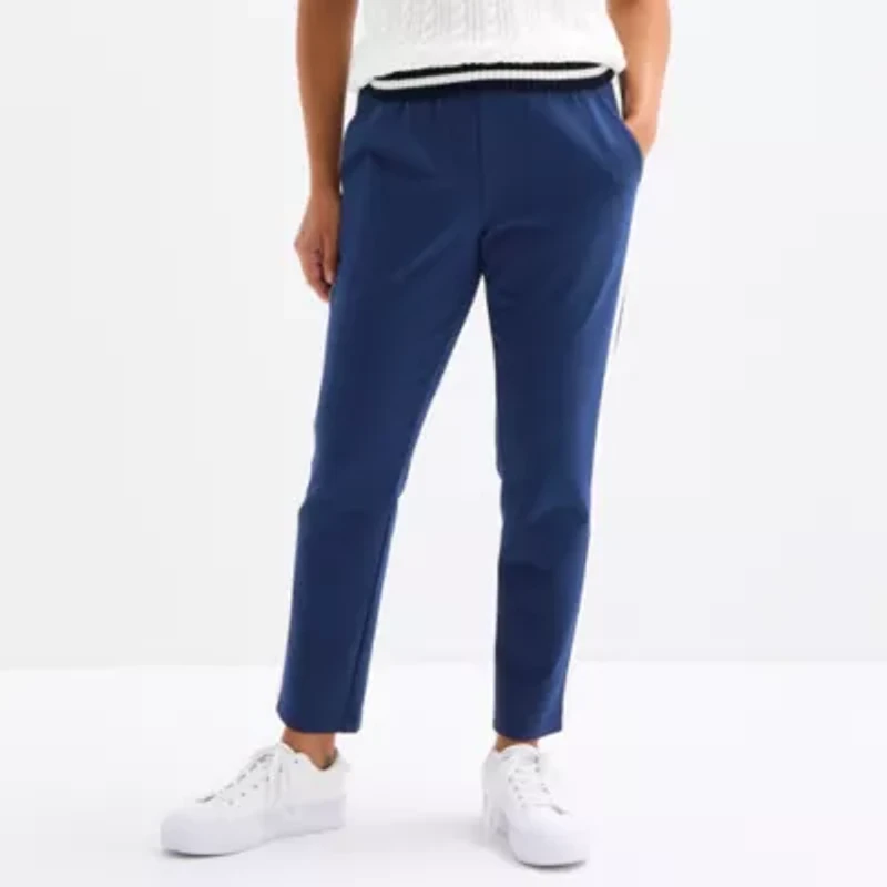 St. John's Bay Womens Tapered Regular Fit Pull-On Pant