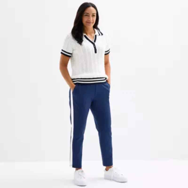 St. John's Bay Womens Tapered Regular Fit Pull-On Pant