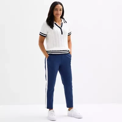 St. John's Bay Womens Tapered Regular Fit Pull-On Pant