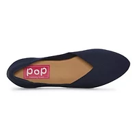 Pop Adeline Womens Round Closed Toe Slip-On Shoe