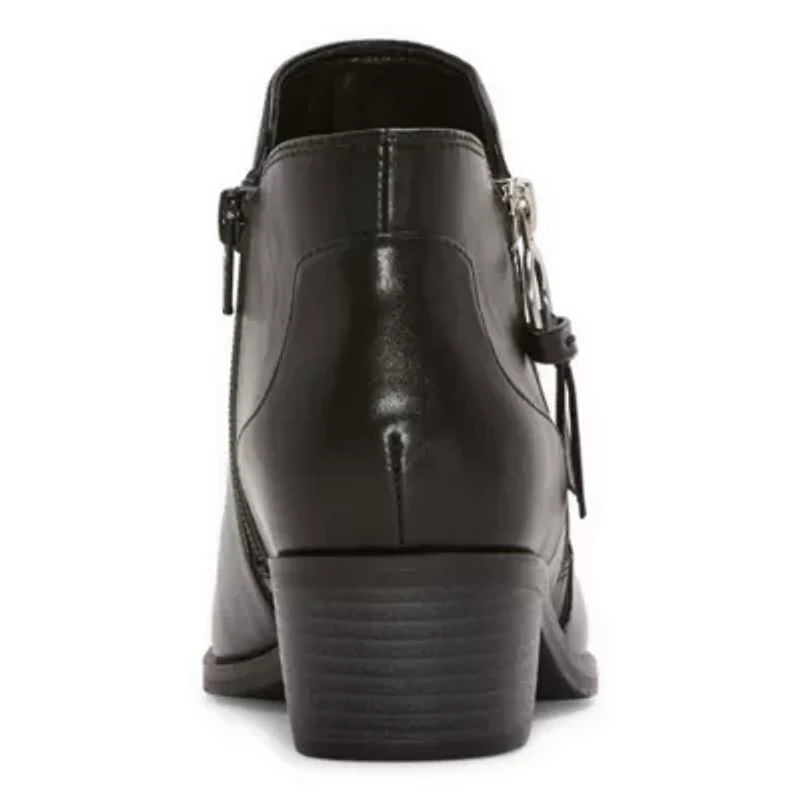 Arizona Womens Harrison Stacked Heel Booties