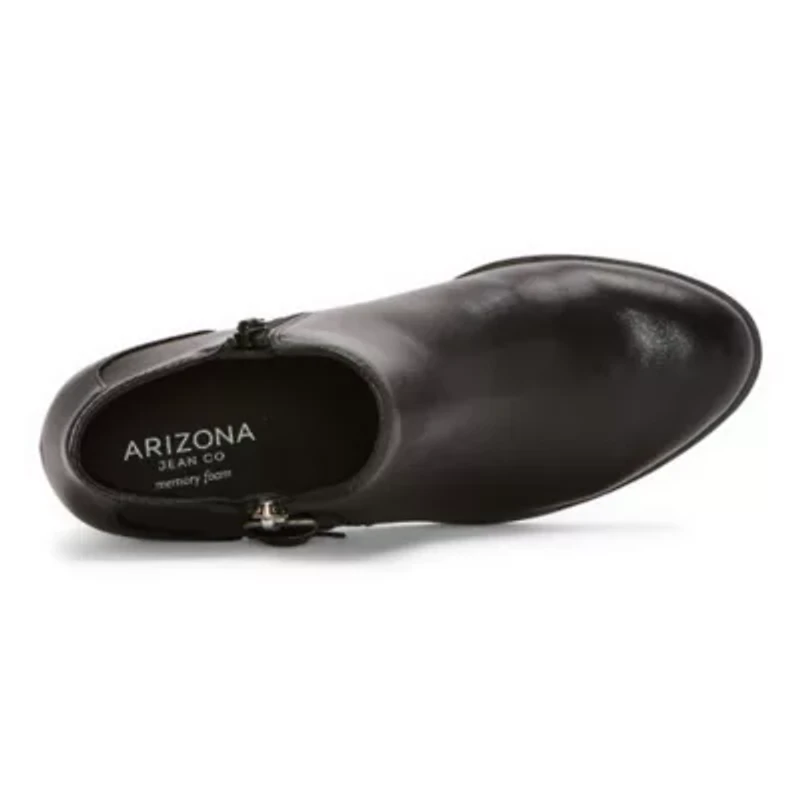 Arizona Womens Harrison Stacked Heel Booties