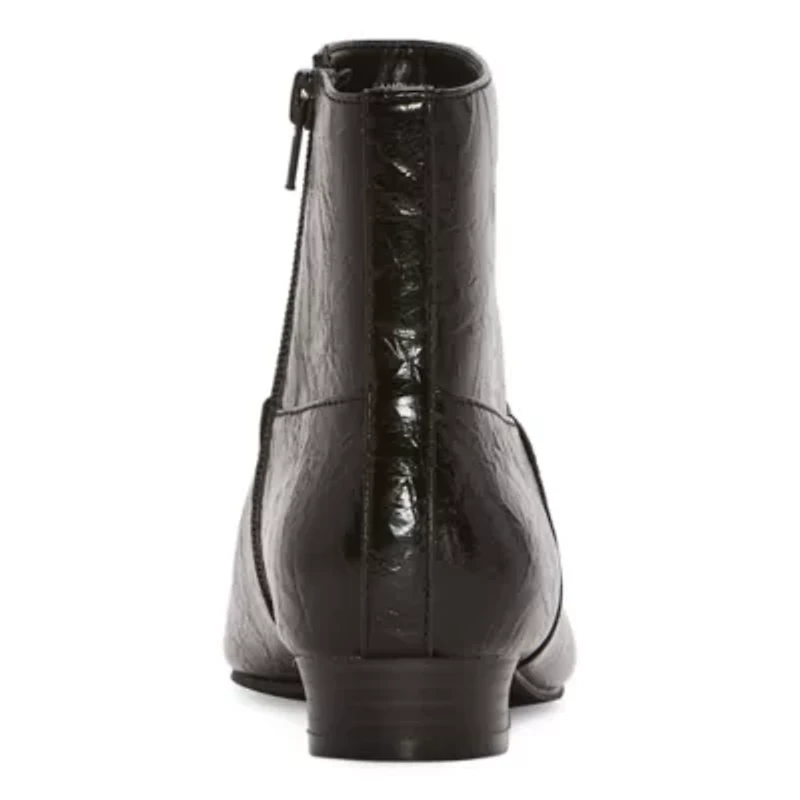Worthington Womens Ranch Flat Heel Booties