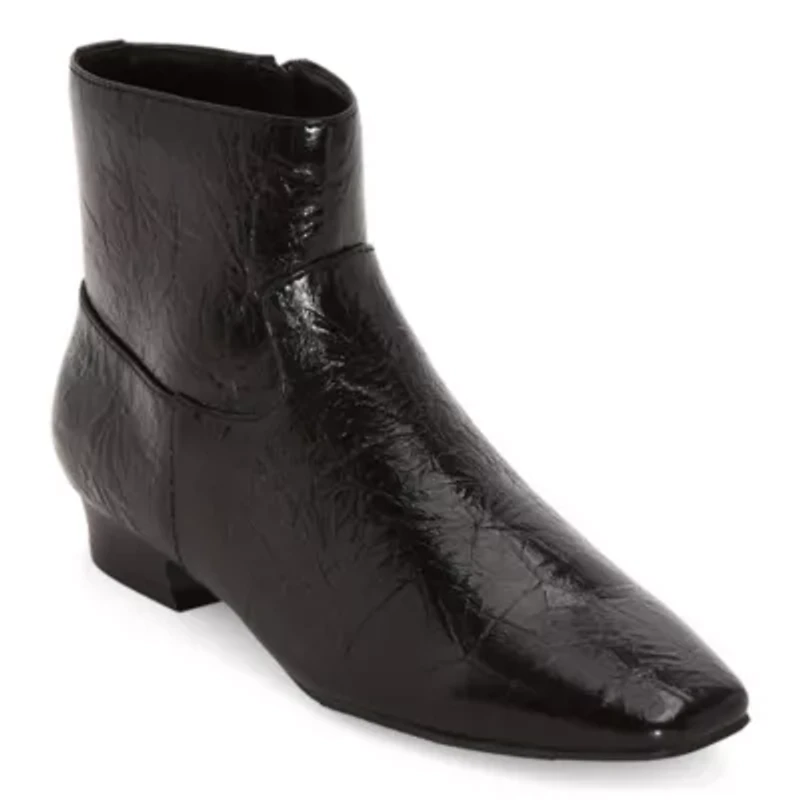 Worthington Womens Ranch Flat Heel Booties