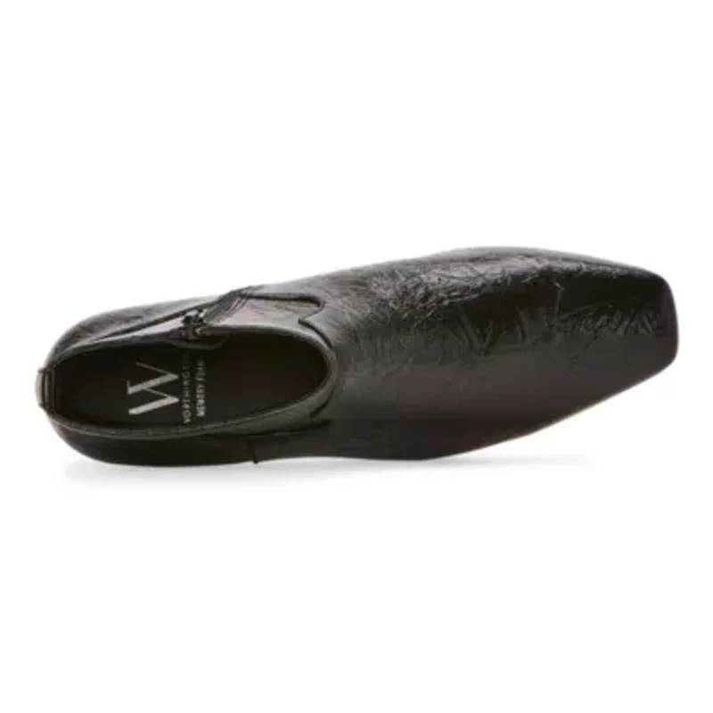 Worthington Womens Ranch Flat Heel Booties