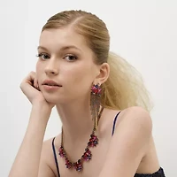 Bijoux Bar Gold Tone Womens Drop Earrings