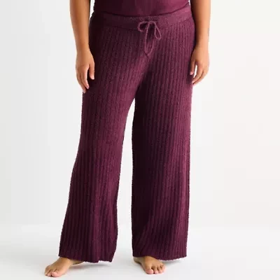 Ambrielle Womens Plus Pajama Pants