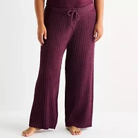Ambrielle Womens Plus Pajama Pants