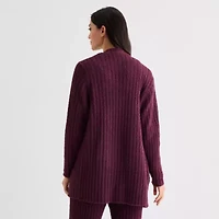 Ambrielle Cardigan Womens Long Sleeve Pajama Top