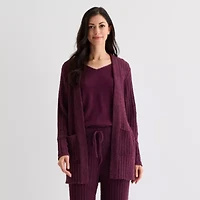 Ambrielle Cardigan Womens Long Sleeve Pajama Top