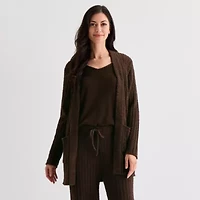 Ambrielle Womens Long Sleeve Pajama Top