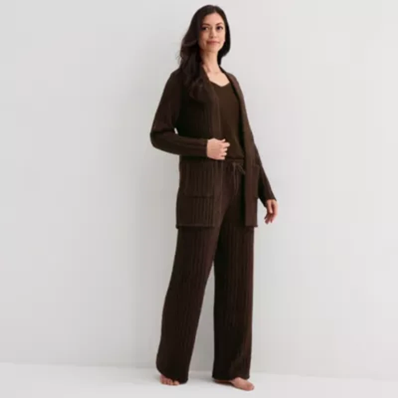 Ambrielle Womens Long Sleeve Pajama Top