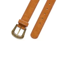 JS Jessica Simpson 1.5" Stitched Western Womens Belt