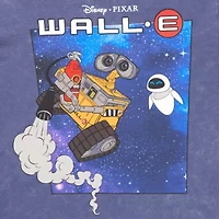 Pixar Wall-E Boyfriend Tee Womens Crew Neck Short Sleeve Loose Fit Juniors Graphic T-Shirt