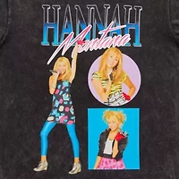 Hannah Montana Boyfriend Tee Womens Crew Neck Short Sleeve Loose Fit Juniors Graphic T-Shirt