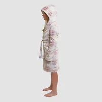 Dream Big Peace Out Girls Plush Long Sleeve Mid Length Robe