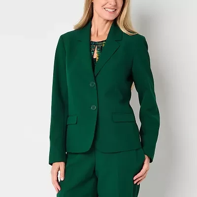 Black Label by Evan-Picone Womens Classic Fit Suit Jacket