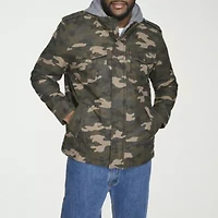 Levi's® Mens Hooded Midweight Big and Tall Utility Jacket