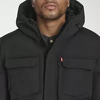 Levi's Mens Hooded Water Resistant Heavyweight Big and Tall Puffer Parka