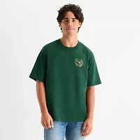 Arizona Mens Crew Neck Short Sleeve Boxy Fit Graphic T-Shirt