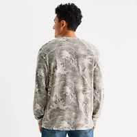 Arizona Mens Crew Neck Long Sleeve Regular Fit Thermal Top