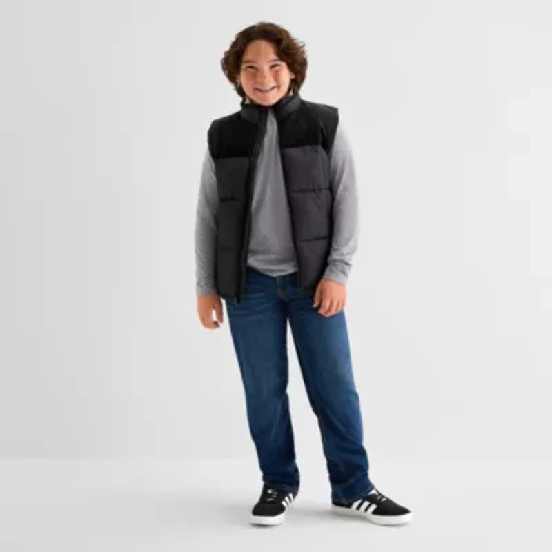 Thereabouts Corduroy Little & Big Kid Boys Midweight Puffer Vest