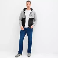 U.S. Polo Assn. Fleece Mens Long Sleeve Embroidered Zipper Hoodie