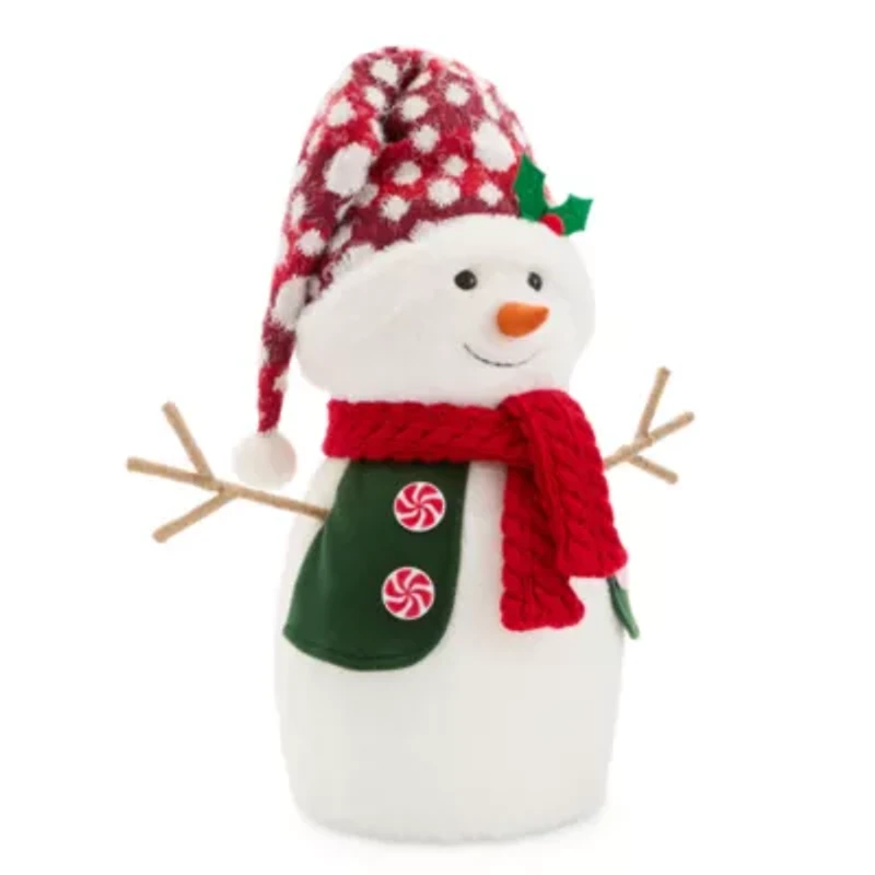 North Pole Trading Co. 16.5in Snowman Christmas Tabletop Decor