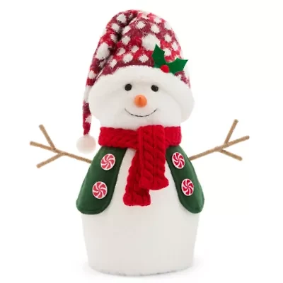 North Pole Trading Co. 16.5in Snowman Christmas Tabletop Decor