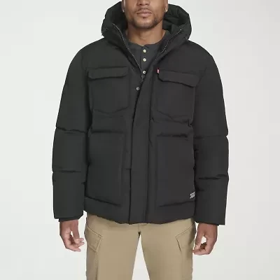 Levi's Mens Hooded Water Resistant Heavyweight Big and Tall Puffer Parka
