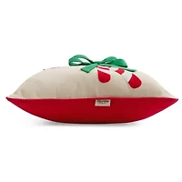 Martha Stewart Candy Cane Square Throw Pillow