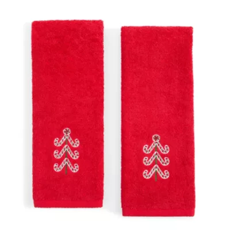 Avanti Peppermint 2-pc. Embellished Hand Towel