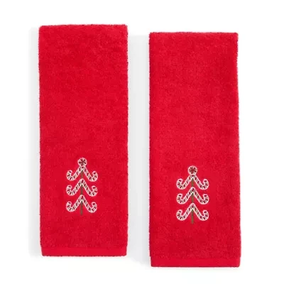 Avanti Peppermint 2-pc. Embellished Hand Towel