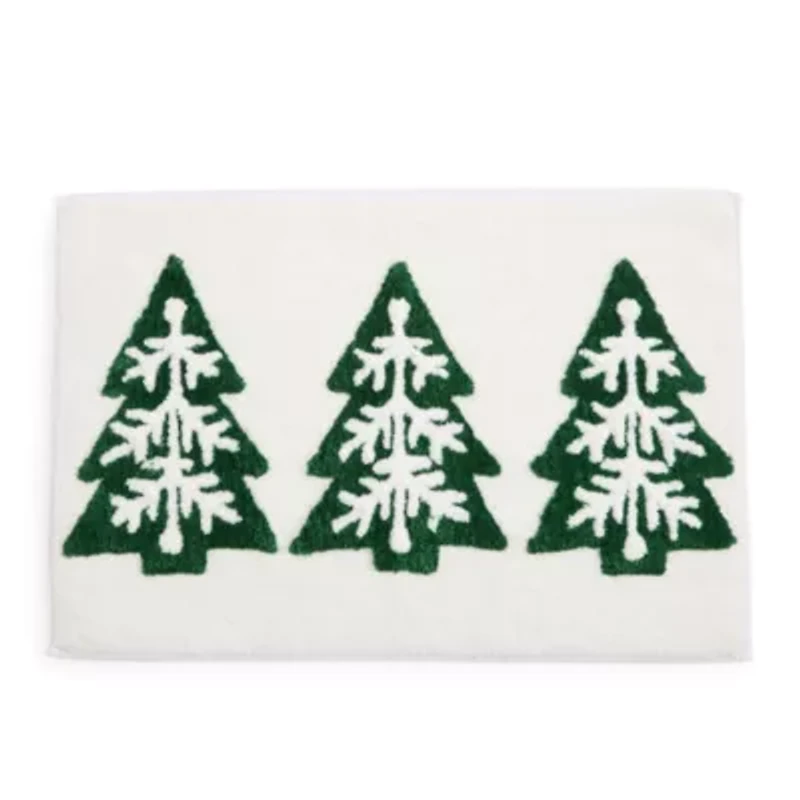 Avanti Green Trees Bath Rug