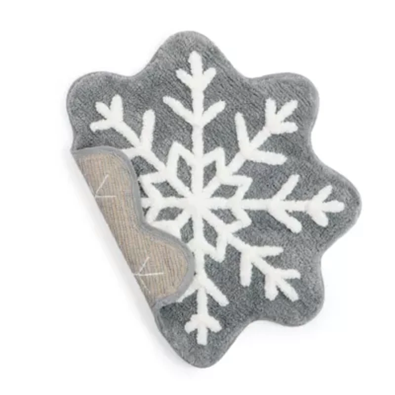 Avanti Snowflake Bath Rug