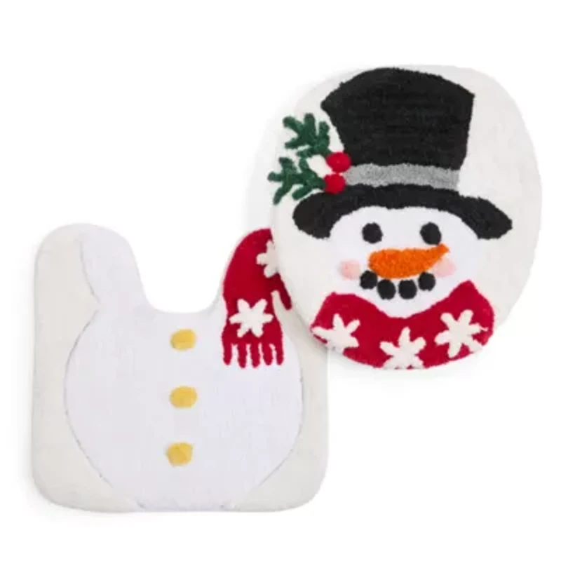 Avanti Snowman 2-pc. Holiday Bath Rug