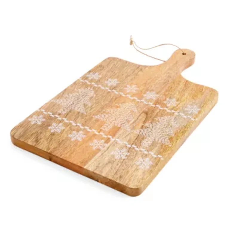 North Pole Trading Co. Fair Isle Wood Serve Board