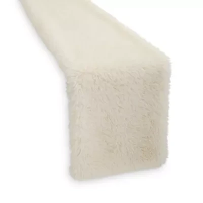 North Pole Trading Co. Cozy Fur Table Runner
