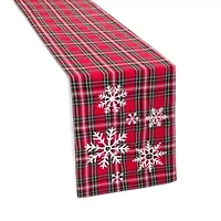 North Pole Trading Co. Noel Market Plaid Table Runner
