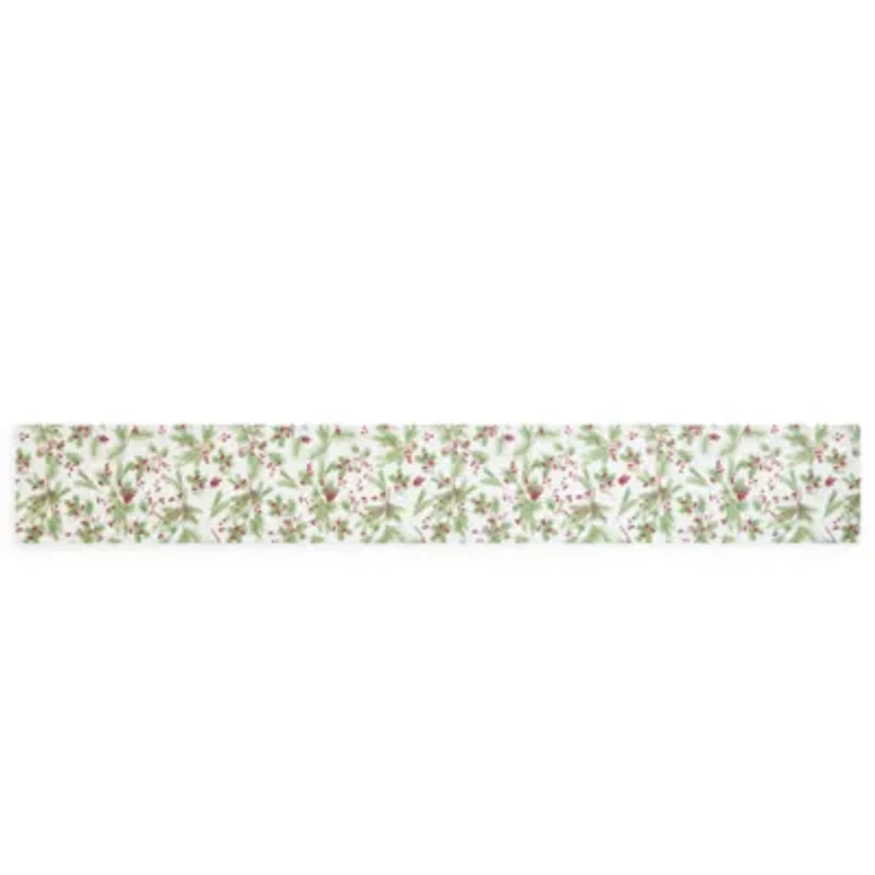 North Pole Trading Co. Holly Berry Table Runner