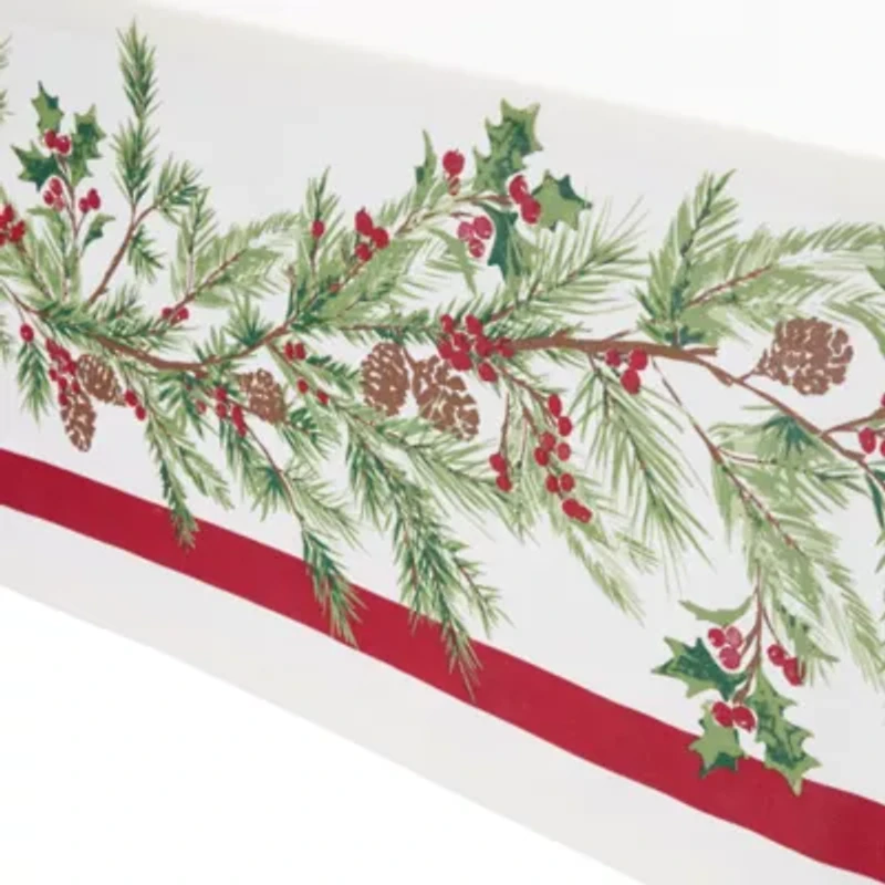 North Pole Trading Co. Holly Berry Tablecloth