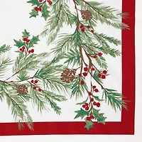 North Pole Trading Co. Holly Berry Tablecloth