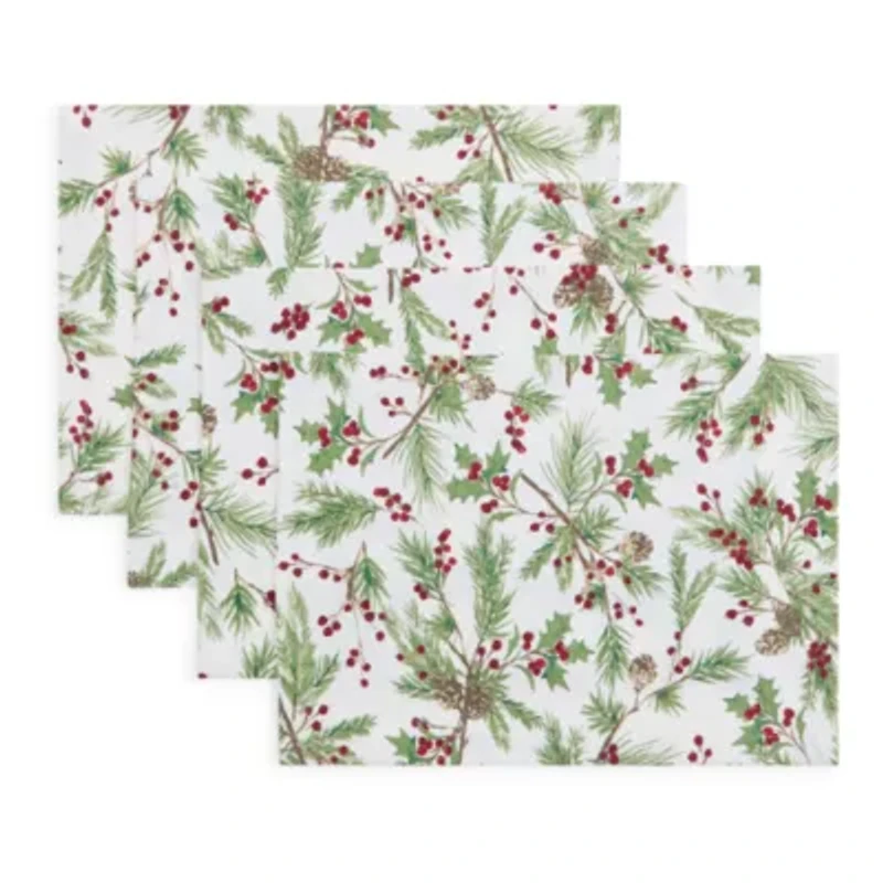 North Pole Trading Co. Holly Berry 4-pc. Placemat
