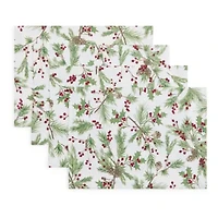 North Pole Trading Co. Holly Berry 4-pc. Placemat