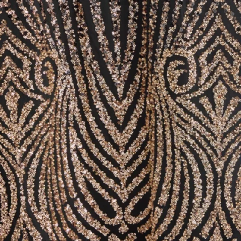 Bob Mackie Womens Sleeveless Sequin Evening Gown